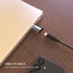 Redukcia FIXED Link USB-C na USB-A, sivá – Obrázok 2