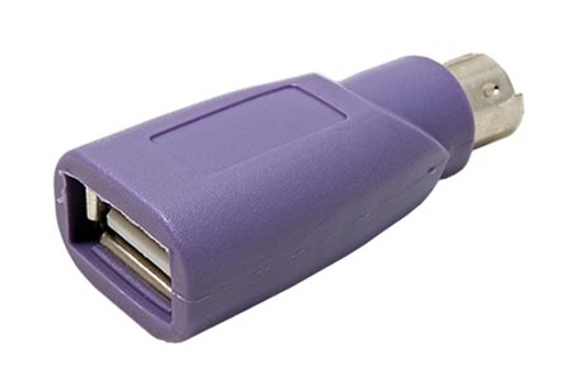 Redukcia-PS2-USB-pro-USB-klavesnici Redukcia PS/2 -> USB (pro USB klávesnici) – Obrázok 1