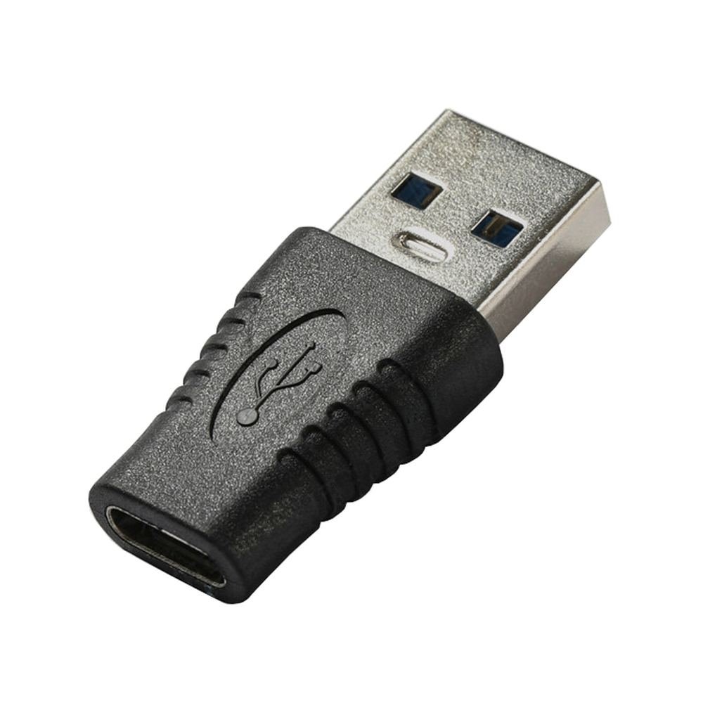 Redukcia-USB-3.0-A-male-USB-C-female-cierna Redukcia USB 3.0 A male - USB-C female čierna – Obrázok 1
