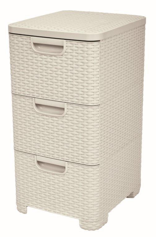 Regal-Curver-Style-3x14L-so-suplikmi-biely Regál Curver Style 3x14L so šuplíkmi
biely – Obrázok 1