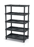 Regál Prosperplast na topánky TASSY RACK, čierny