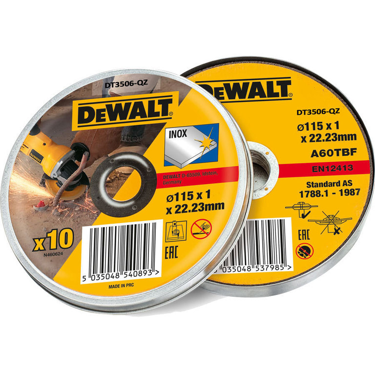 Rezny-kotuc-Dewalt-DT3506-115-mm-10ks Rezný kotúč Dewalt DT3506 115 mm, 10ks – Obrázok 1