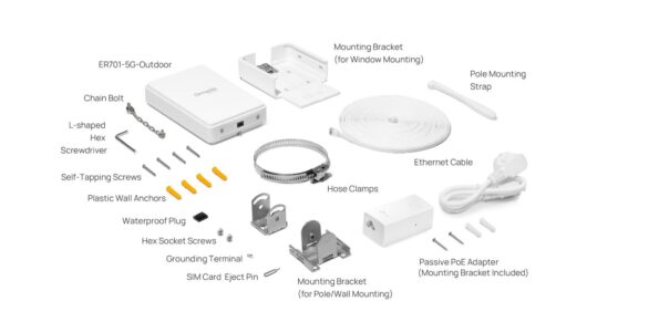 Router TP-Link ER701-5G-Outdoor WiFi 6, 5G, 1x GWAN,  Omáda SDN – Obrázok 5