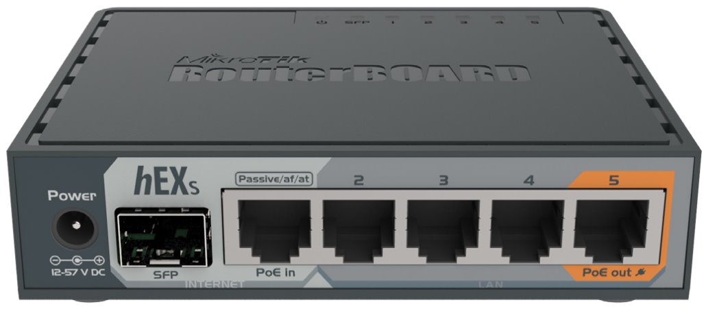 RouterBoard-Mikrotik-hEX-S-5x-GLAN-1x-SFP-USB-L4-PSU RouterBoard Mikrotik hEX S 5x GLAN, 1x SFP, USB, L4, PSU – Obrázok 1