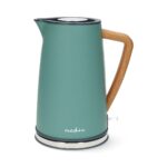 Rýchlovarná kanvica Nedis KAWK510EGN Soft-Touch, zelená