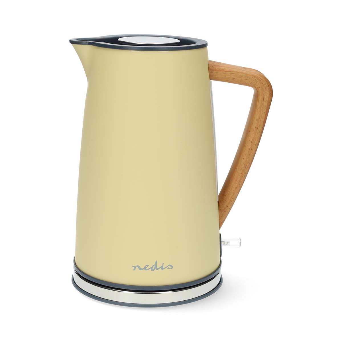 Rychlovarna-kanvica-Nedis-KAWK510EYW-Soft-Touch-zlta Rýchlovarná kanvica Nedis KAWK510EYW Soft-Touch, žltá – Obrázok 1