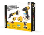 Sada Powerplus POWXBBOX10 - Aku vŕtačka + multifunkčná brúska 20 V, 4 Ah – Obrázok 8