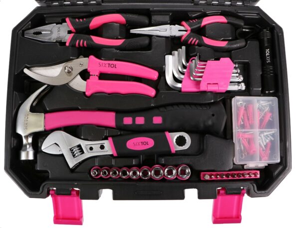 Sada náradia Sixtol HOME PINK 128 – Obrázok 3