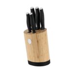 Sada nožov Berlingerhaus se stojanem Bamboo 6 ks Matte Black Collection – Obrázok 2