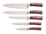 Sada nožov G21 Gourmet Dynamic 5 ks + černo-nerezový blok – Obrázok 2