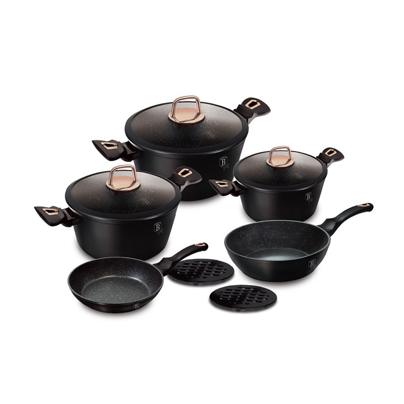 Sada-riadu-Berlingerhaus-s-mramorovym-povrchom-10-ks-Black-Rose-Collection Sada riadu Berlingerhaus s mramorovým povrchom 10 ks Black Rose Collection – Obrázok 1
