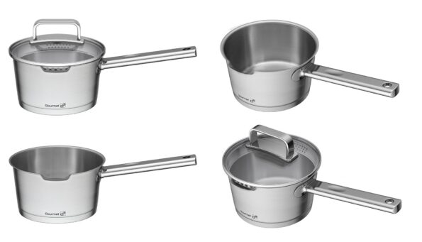 Sada riadu G21 Gourmet Magic s cedidlom, 9 dielov, nerez – Obrázok 5