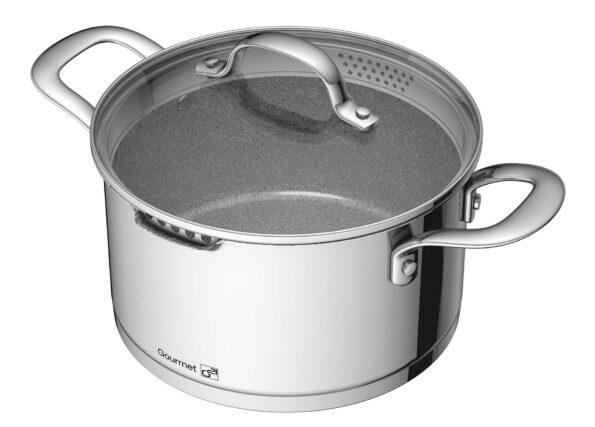 Sada riadu G21 Gourmet Miracle s cedidlom, 9 dielov, nerez / greblon – Obrázok 12