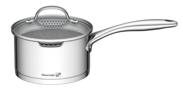 Sada riadu G21 Gourmet Miracle s cedidlom, 9 dielov, nerez / greblon – Obrázok 6