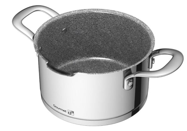 Sada riadu G21 Gourmet Miracle s cedidlom, 9 dielov, nerez / greblon – Obrázok 9