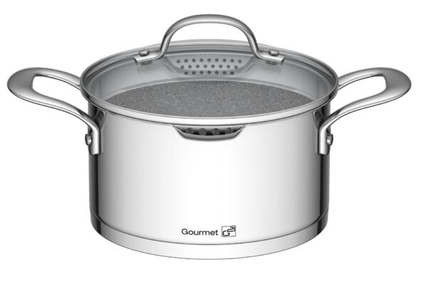 Sada riadu G21 Gourmet Miracle s cedidlom, 9 dielov, nerez / greblon – Obrázok 10