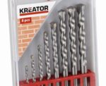 Sada vrtákov Kreator KRT012202 - 8 ks do muriva 3-10 mm 8 ks do zdiva 3-10 mm – Obrázok 2