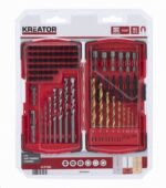 Sada vrtákov Kreator KRT064921 s príslušenstvom, 82ks – Obrázok 2