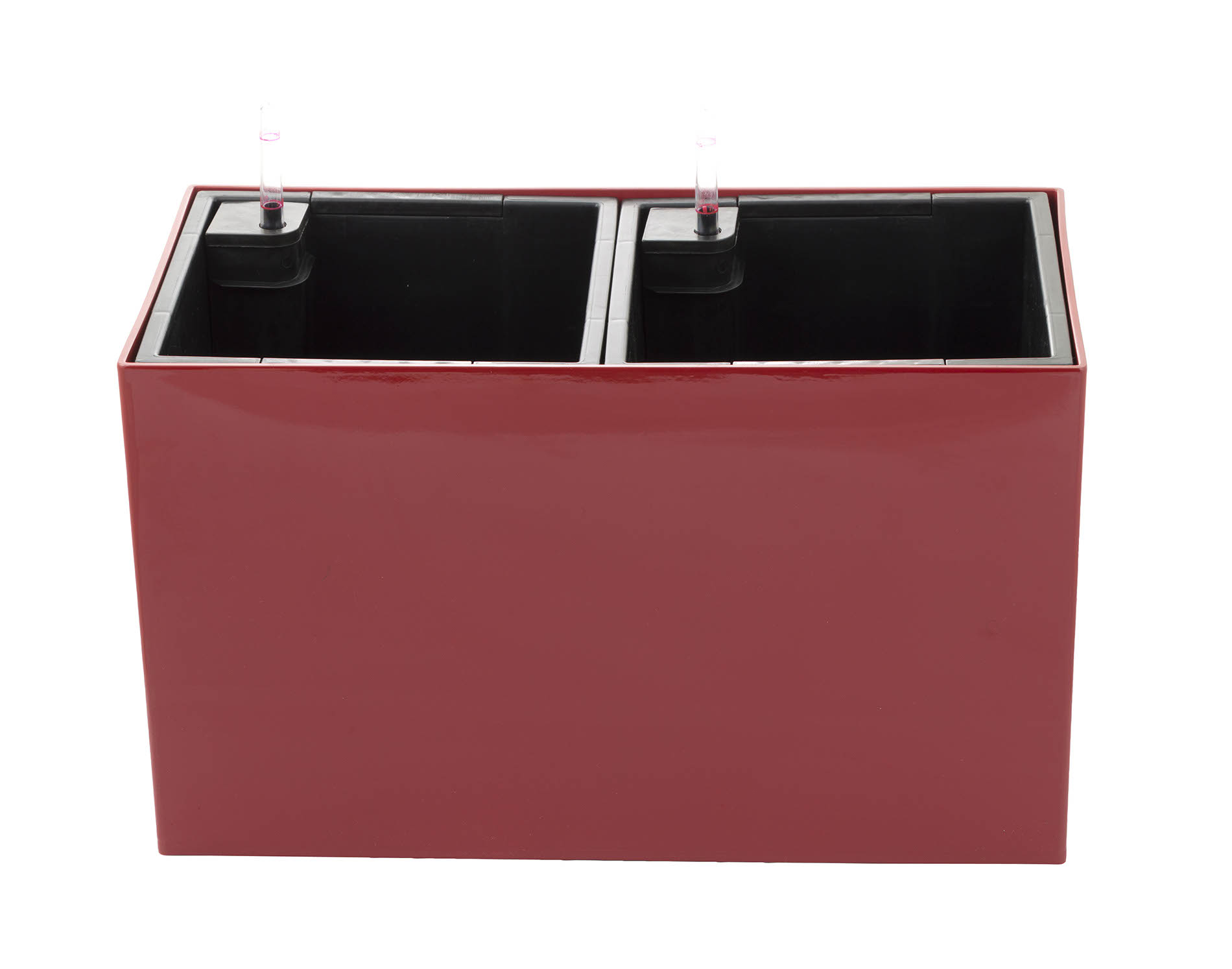 Samozavlazovaci-kvetinac-G21-Combi-cerveny-56-cm Samozavlažovací kvetináč G21 Combi červený 56 cm – Obrázok 1