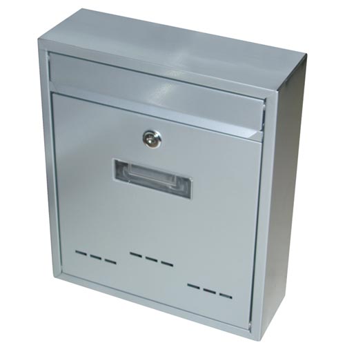 Schranka-postova-Radim-mala-310-x-260-x-90-mm-seda Schránka poštová Radim malá 310 x 260 x 90 mm šedá – Obrázok 1