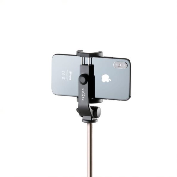Selfie tyč FIXED Snap Lite s Tripod a bezdrôtovou spúšťou, čierna – Obrázok 3