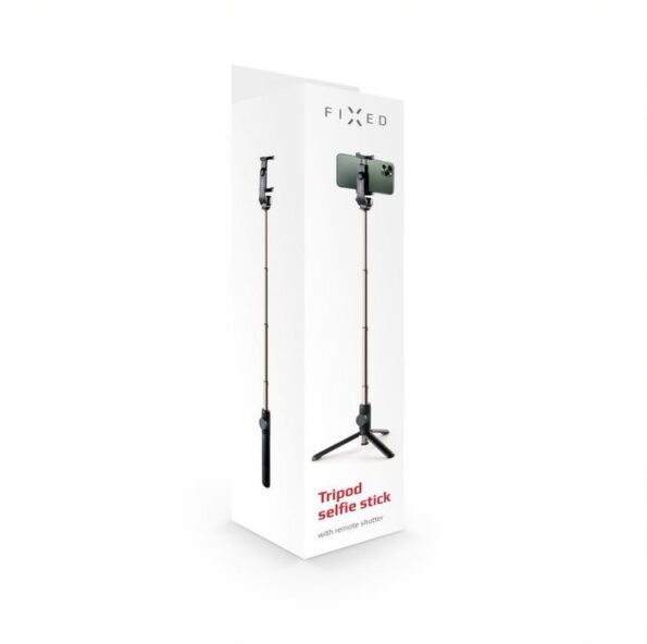Selfie tyč FIXED Snap Lite s Tripod a bezdrôtovou spúšťou, čierna – Obrázok 7