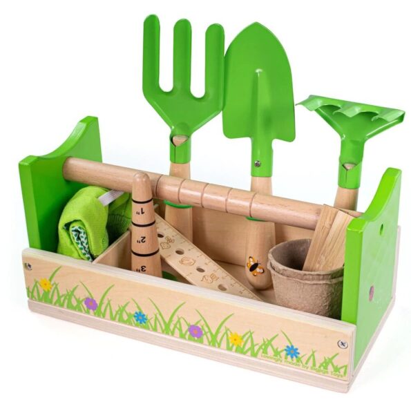 Set Bigjigs Toys záhradnícky v prepravke – Obrázok 8