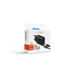 Set FIXED sieťové nabíjačky s 2xUSB výstupom a USB/USB-C káblom, 1 meter, 17W Smart Rapid Charge, čierna – Obrázok 8