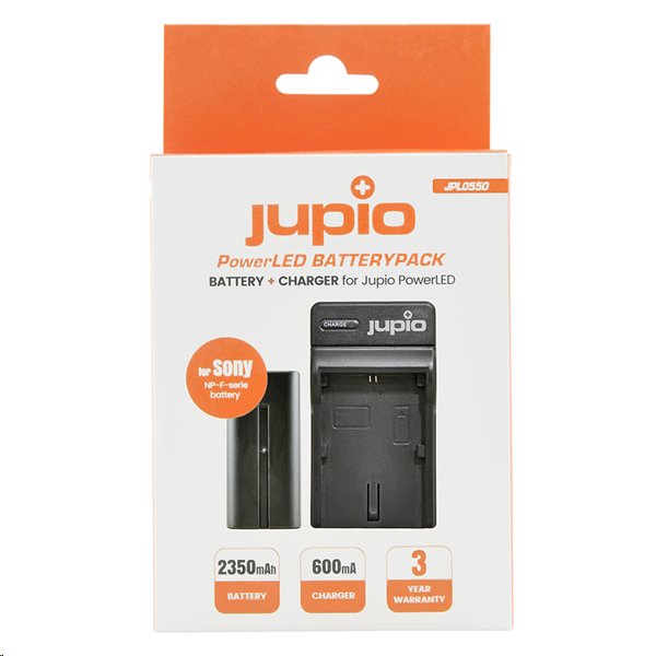 Set-Jupio-Batterypack-F550-nabijacka Set Jupio Batterypack F550 + nabíjačka – Obrázok 1