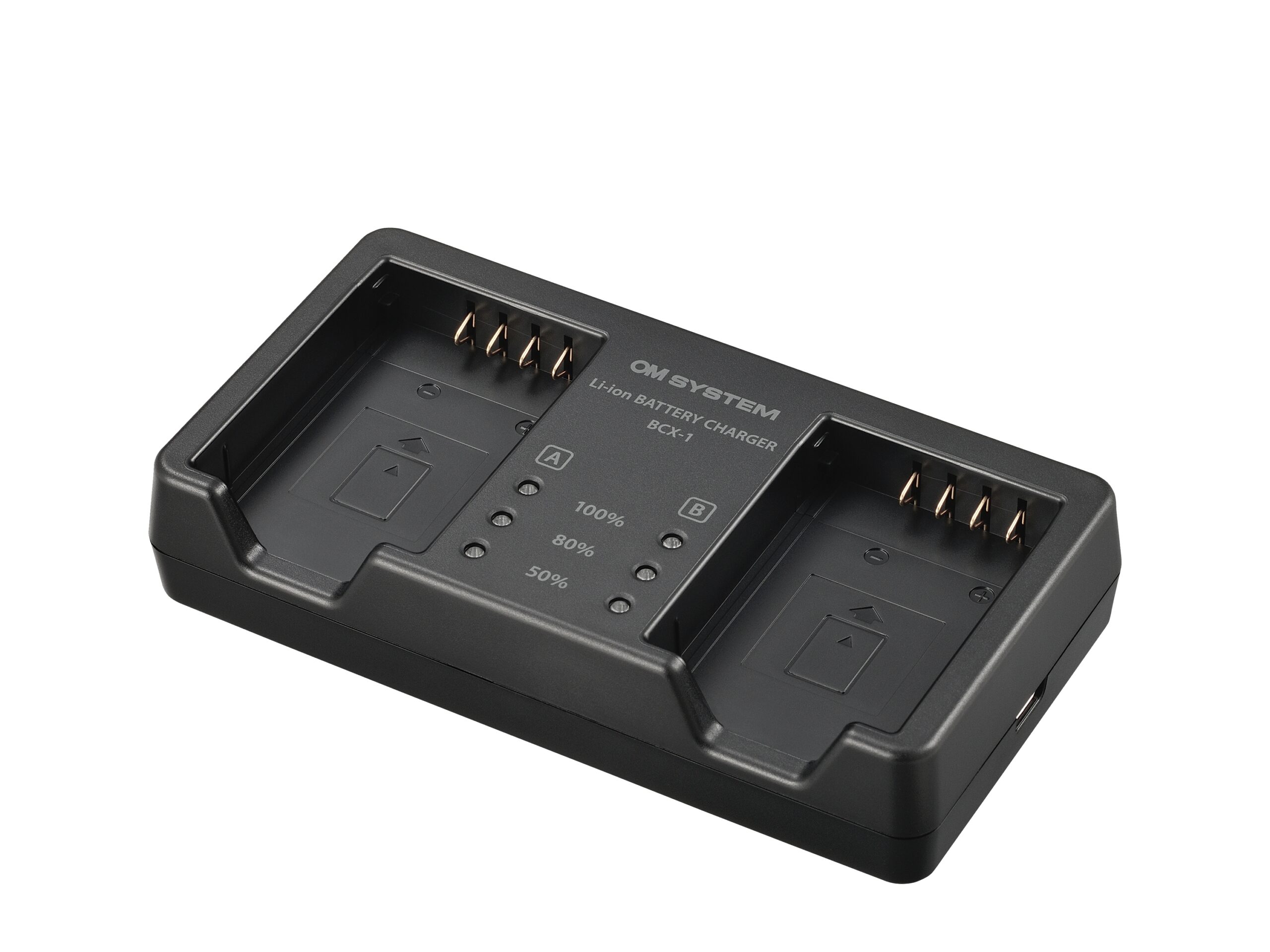 ID: 43527 Set OM SYSTEM SBCX-1 Kit (nabíjačka BCX-1 + akumulátor BLX-1) – Obrázok 1