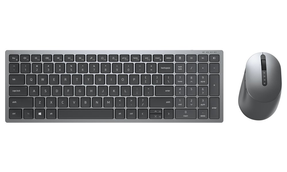 Set-klavesnica-mys-Dell-KM7120W-bezdrotova-CZ-SK Set klávesnica + myš Dell KM7120W bezdrôtová, CZ/ SK – Obrázok 1