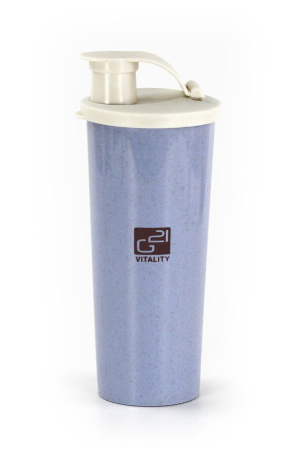 Shaker G21 Fitness 450 ml, modrý – Obrázok 2