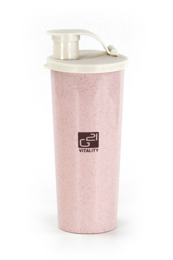 Shaker G21 Fitness 450 ml, ružový – Obrázok 2