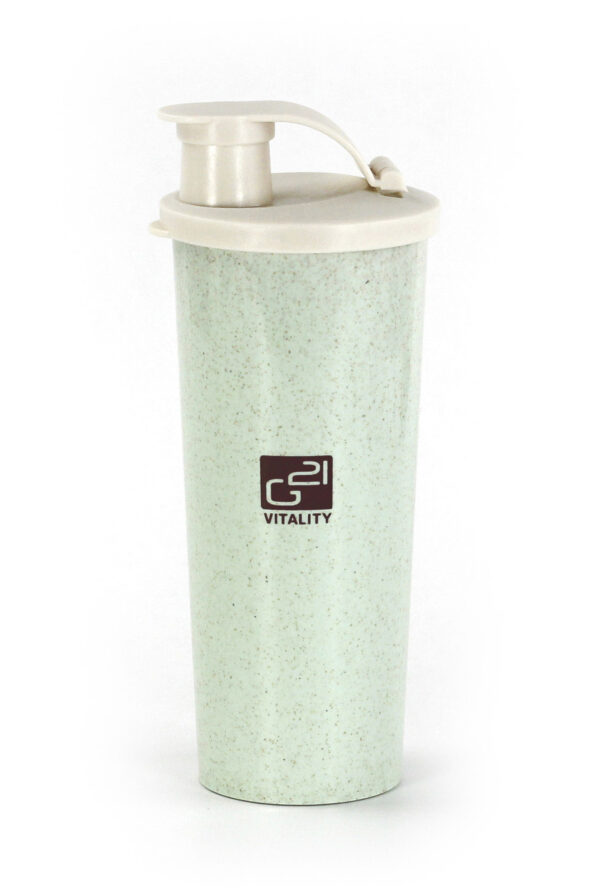 Shaker G21 Fitness 450 ml, zelený – Obrázok 2