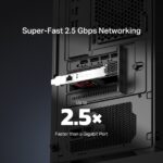 Sieťová karta TP-Link Mercusys MA310E 100/1000/2,5G PCIe, Full/Low bracket – Obrázok 3