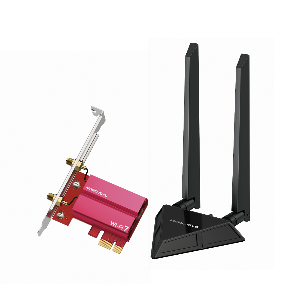 Sietova-karta-TP-Link-Mercusys-MA49BE-PCIe-WiFi-7-BT-54-FullLow-bracket Sieťová karta TP-Link Mercusys MA49BE PCIe, WiFi 7, BT 5,4, Full/Low bracket – Obrázok 1
