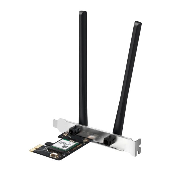 Sieťová karta TP-Link Mercusys MA70XE AXE 1800, WiFi 6, Bluetooth 5.3, 2,4/5GHz, PCI-e – Obrázok 2