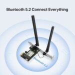 Sieťová karta TP-Link Mercusys MA80XE AX 3000, WiFi 6, Bluetooth 5.2, PCI-e – Obrázok 5