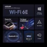 Sieťová karta TP-Link Mercusys MA86XE AXE 5400, WiFi 6E, Bluetooth 5.3, 574Mbps 2,4/5/6GHz, PCI-e – Obrázok 2