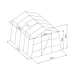 Skleník G21 GZ 59 - 251 x 311 cm, pozinkovaný – Obrázok 11