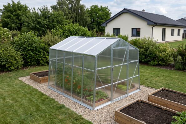 Skleník G21 GZ 59 - 251 x 311 cm, pozinkovaný – Obrázok 9