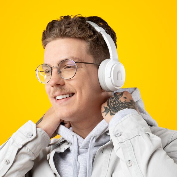 Slúchadlá Niceboy HIVE Prodigy 4 White Mist – Obrázok 3