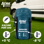 Spacák Acra Dekker380, páperový dekový – Obrázok 3