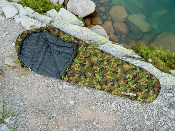 Spacák Acra Masker-M maskáčový, múmia – Obrázok 4