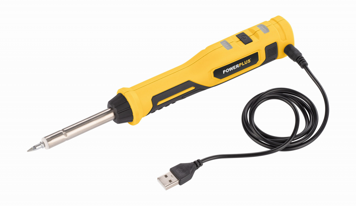 Spajkovacka-Powerplus-POWX1388-AKU-hrotova-spajkovacka-4V Spájkovačka Powerplus POWX1388 - AKU hrotová spájkovačka 4V – Obrázok 1