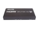 Splitter HDMI 1-2 porty kovový s napájaním, 4K, FULL HD, 3D – Obrázok 2