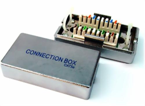 Spojka-FTP-Cat5e-Spojovaci-box-zarezovy Spojka FTP Cat5e Spojovací box zářezový – Obrázok 1