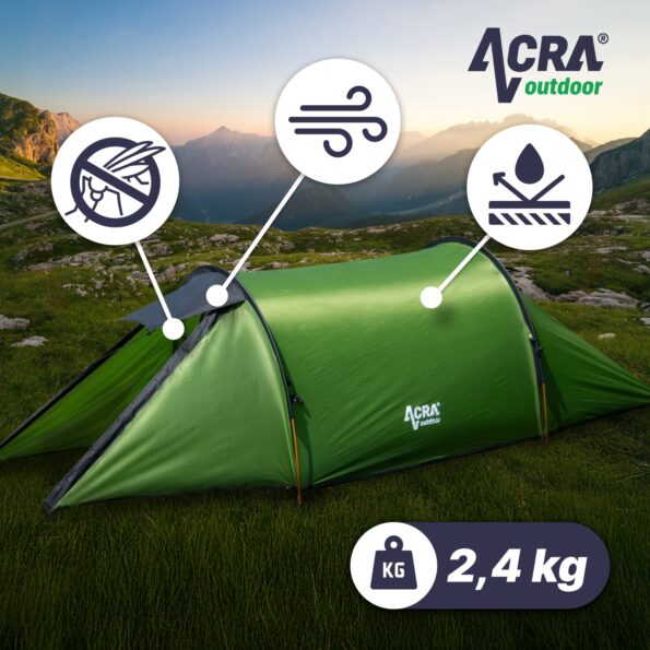 Stan Acra ultraľahký ST32 pre 2 osoby, zelený – Obrázok 2