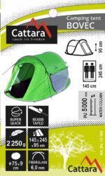 Stan Cattara BOVEC pre 2 osoby 245 x 145 x 95 cm – Obrázok 6