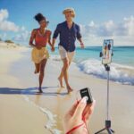 Statív tripod Hama Fancy Stand 70 II , selfie tyč a statív pre telefón, Bluetooth diaľková spúšť – Obrázok 7